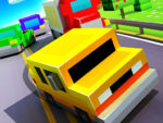 Blocky Freeway: sprint de pessoas em férias do página web