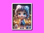 Boneca Chibi Estrelas Escondidas