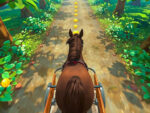 Jogo salão de kart a cavalo